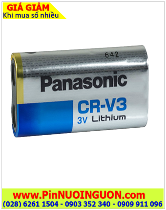 Pin máy ảnh Kỹ thuật số _Pin 3v Lithium Panasonic CR-V3, DLCRV3 (3300mAh)